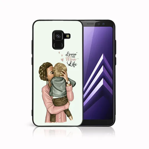 MY ART Ochranný kryt pre Samsung Galaxy A8 2018 (A530) MOM LIFE (118)