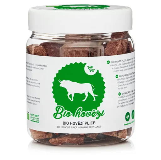RAW RAW Pochúťka mrazom sušené hovädzie pľúca BIO 50 g