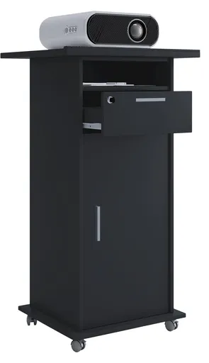 VCM Stojan Beamer Neta s dvířky, černý