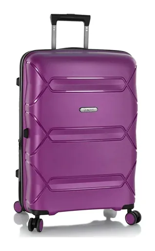 Stredný škrupinový kufor Heys Milos M Plum