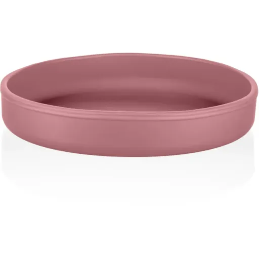 Zopa Silicone Plate tanier 6 m+ Old Pink 1 ks