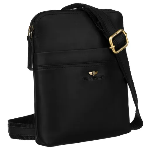 Pánska kožená taška na rameno v štýle vintage – Peterson