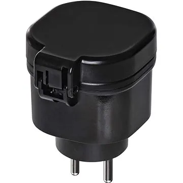 EMOS Diaľkovo ovládané zásuvky IP44, čierne (1905110001)