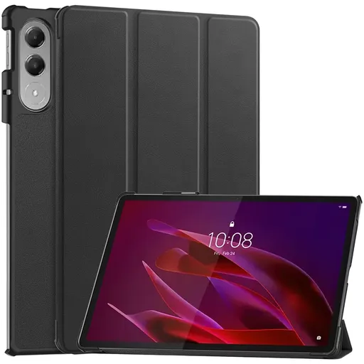 LEATHER Zaklápací kryt pre Lenovo Yoga Tab 11.1 čierny