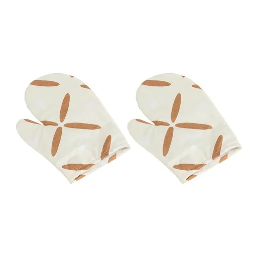 Bellatex Kuchynská chňapka Křížky hnedá, 28 x 18cm, 2 ks