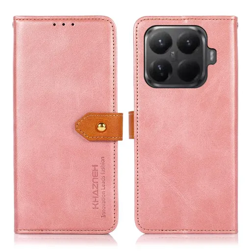 KHAZNEH DUAL-COLOR Peňaženkový kryt pre Xiaomi 15T Pro ružový