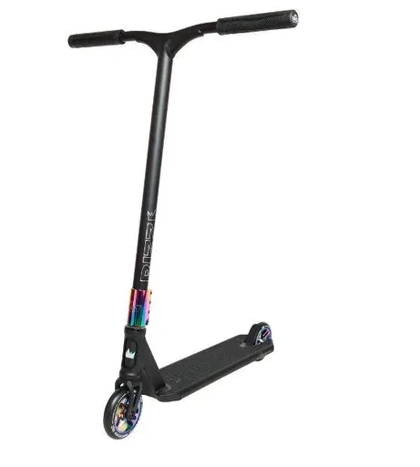 Freestyle kolobežka NKD Rizz Stunt, Čierno-dúhová