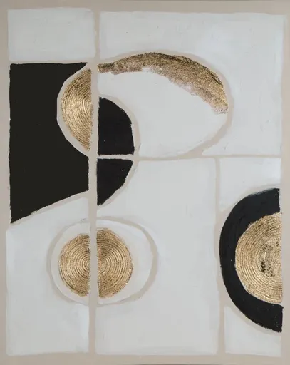 ArtFir Obraz ART 495B | biela/čierna 80 x 100 cm