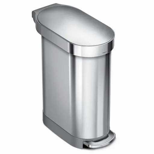 Simplehuman Slim pedal bin odpadkový kôš voľne stojací 45 l kartáčovaná nerez oceľ mat SHCW2044