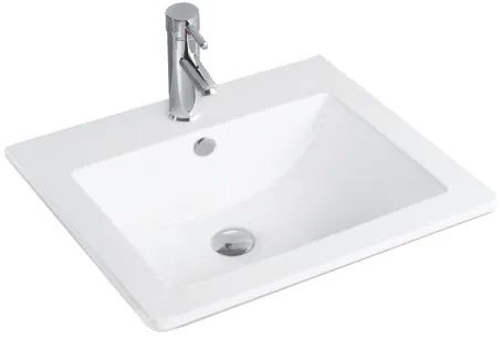 MEXEN - SALMA umývadlo na dosku 53x46cm biela 25365300