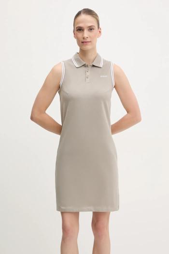 Šaty Guess AMARYLLIS béžová farba, mini, áčkový strih, V5GK04 KCOK1