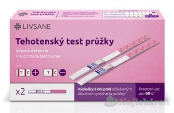 Livsane včasný tehotenský test 2 ks