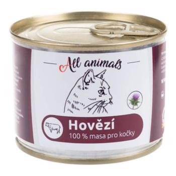 ALL ANIMALS konzerva hovädzie mleté pre mačky 200 g