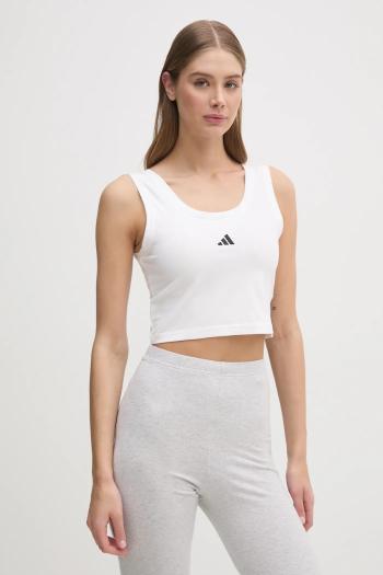 Top adidas Essentials dámsky, biela farba, JD0545