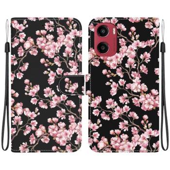 ART Peňaženkový kryt pre Motorola Moto G05 / Moto E15 PLUM BLOSSOM