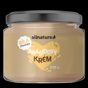 ALLNATURE Arašidový krém s bielou čokoládou 220 g