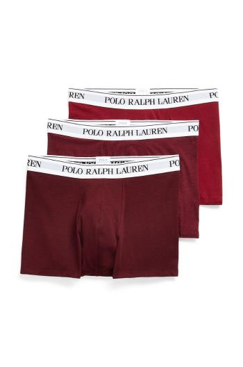 Boxerky Polo Ralph Lauren 3-pak pánske, šedá farba, 714830299