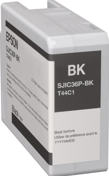 Epson SJIC36P-K C13T44C140 pre ColorWorks, čierna (black) originálna cartridge