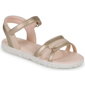 Geox  J SANDAL HAITI GIRL  Sandále Zlatá