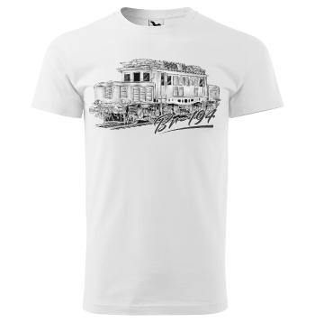 Tričko BR – 194 – PEN (Veľkosť: 4XL, Typ: pre mužov, Farba tričká: Biela)