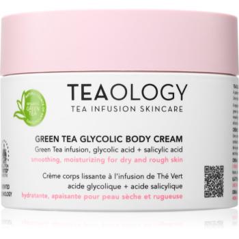 Teaology Green Tea Glycolic Body Cream hydratačný telový krém s vyhladzujúcim efektom 260 ml