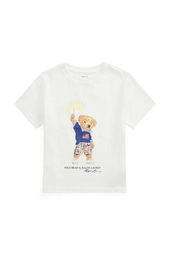 Tričko Polo Ralph Lauren biela farba, 322979103002