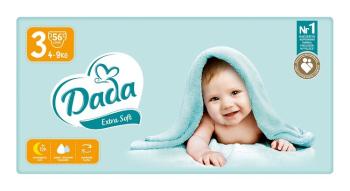 Dada Extra Soft 3 4-9 kg 54 ks,DADA Extra Soft Plienky jednorázové 3 Midi (4-9 kg) 56 ks