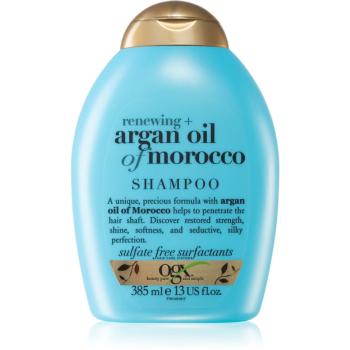 OGX Argan Oil Of Morocco obnovujúci šampón na lesk a hebkosť vlasov 385 ml