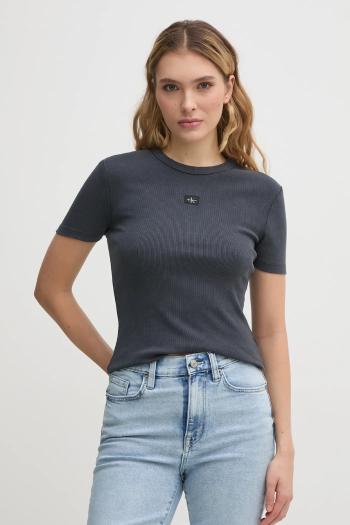 Tričko Calvin Klein Jeans dámske, šedá farba, J20J225244