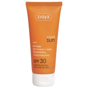 Ziaja Emulzia na opaľovanie na tvár a telo SPF 30 Sun (Sun Emulsion) 100 ml