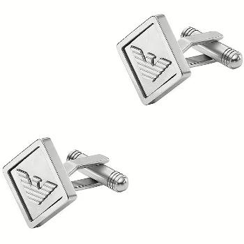 Emporio Armani Elegantné oceľové manžetové gombíky EGS3072040
