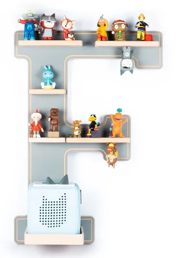 VCM Police Boarti Tonie - písmeno F, šedá