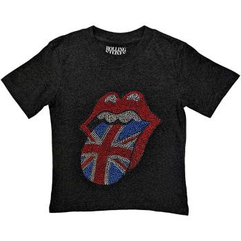 The Rolling Stones tričko British Tongue Čierna 11 – 12 rokov