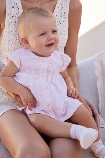 Detské bavlnené šaty Mayoral Newborn