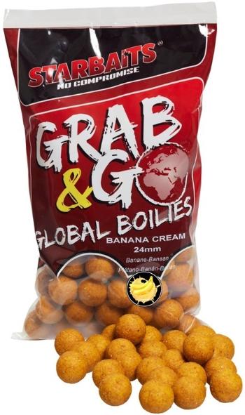 Starbaits boilies g&g global banana cream - 1 kg 20 mm