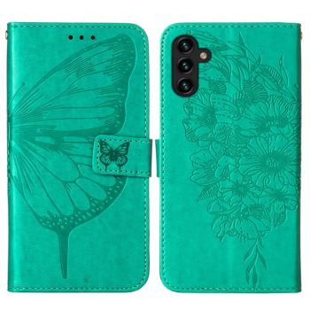 ART BUTTERFLY Peňaženkový kryt Samsung Galaxy A54 5G zelený