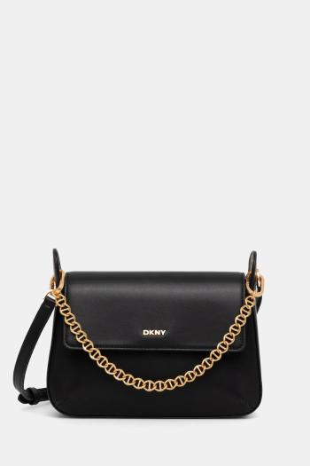 Kožená kabelka Dkny čierna farba, R44EKI55