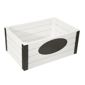 Orion Drevená debnička s tabuľkou Rustic, 30 x 20 x 13 cm 