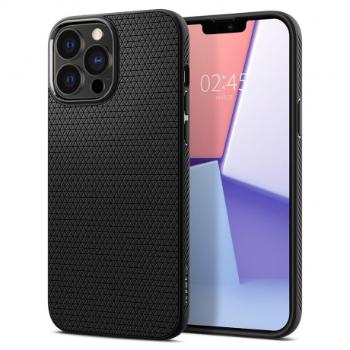 Spigen Liquid Air silikónový kryt na iPhone 13 Pro, čierny (ACS03258)