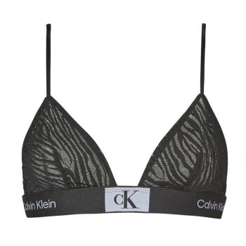 Calvin Klein Jeans  UNLINED TRIANGLE  Trojuholníkové podprsenky Čierna