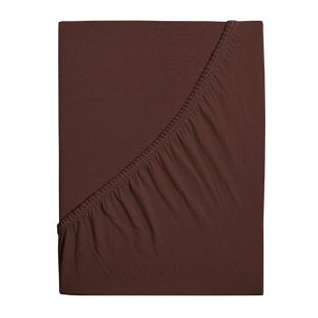 4Home jersey prestieradlo Ideál tmavohnedá, 200 x 200 cm