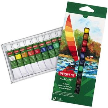 DERWENT Academy Oil Paints 12 ml 12 barev (2302406)