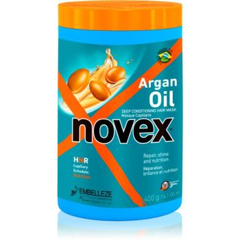 Novex Argan Oil vyživujúca maska na lesk a hebkosť vlasov 400 g