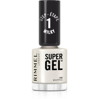 Rimmel Super Gel gélový lak na nechty bez použitia UV/LED lampy odtieň 109 Whipped 12 ml