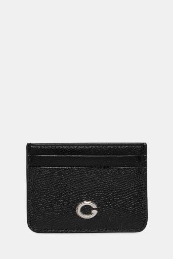 Kožené puzdro na karty Guess čierna farba, RW1762 P5201