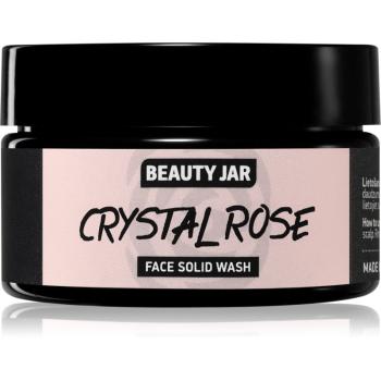 Beauty Jar Crystal Rose čistiace mydlo na tvár pre rozjasnenie pleti 25 g