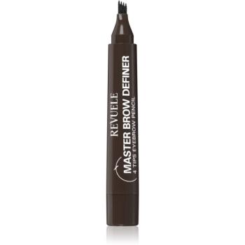 Revuele Master Brow Definer precízna ceruzka na obočie odtieň Dark 2,2 ml