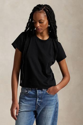 Tričko Polo Ralph Lauren dámske, čierna farba, 211967102