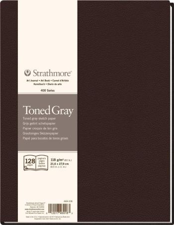 Strathmore Serie 400 Toned Gray Hardbound Book Skicár 28 x 22 cm 118 g