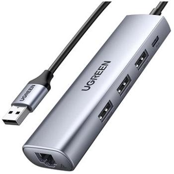 UGREEN USB-A HUB 3 x USB-A 3.0 + 1 x MicroUSB 3.0 + 1 x RJ-45 (60812)